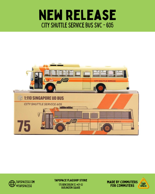 (MC) SG75 City Shuttle Service Nissan Diesel -Svc 605