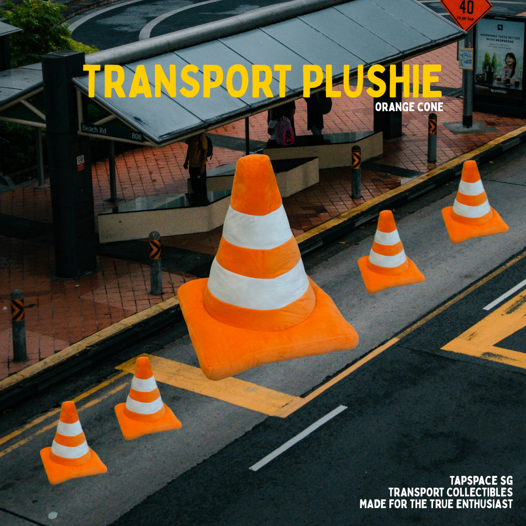 Orange Cone Transport Plushie