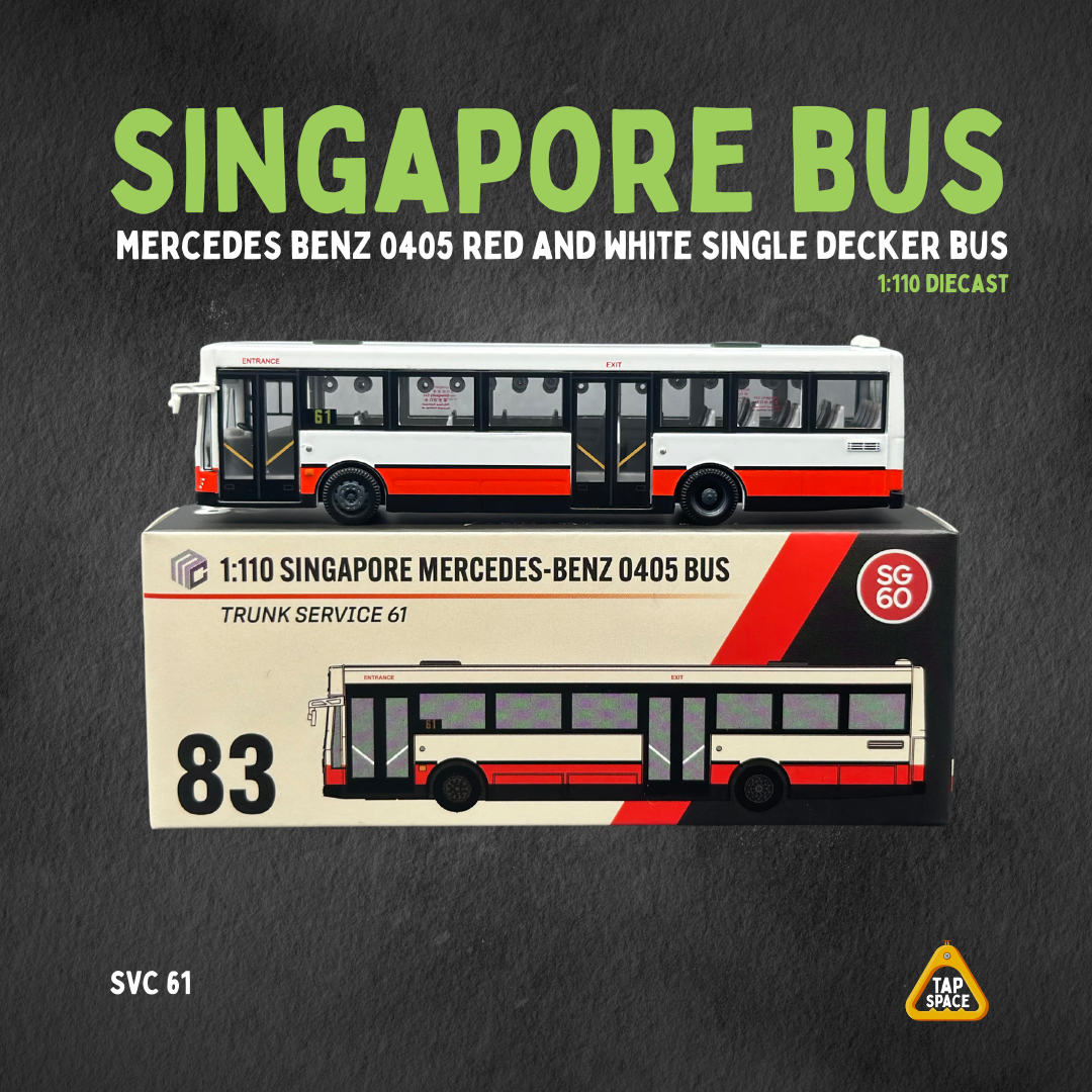 Masterpiece Collectible Singapore Bus – SG83 Mercedes-Benz O405