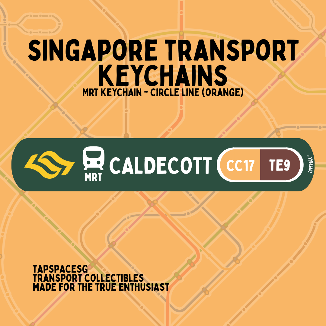 Caldecott MRT Station Keychain