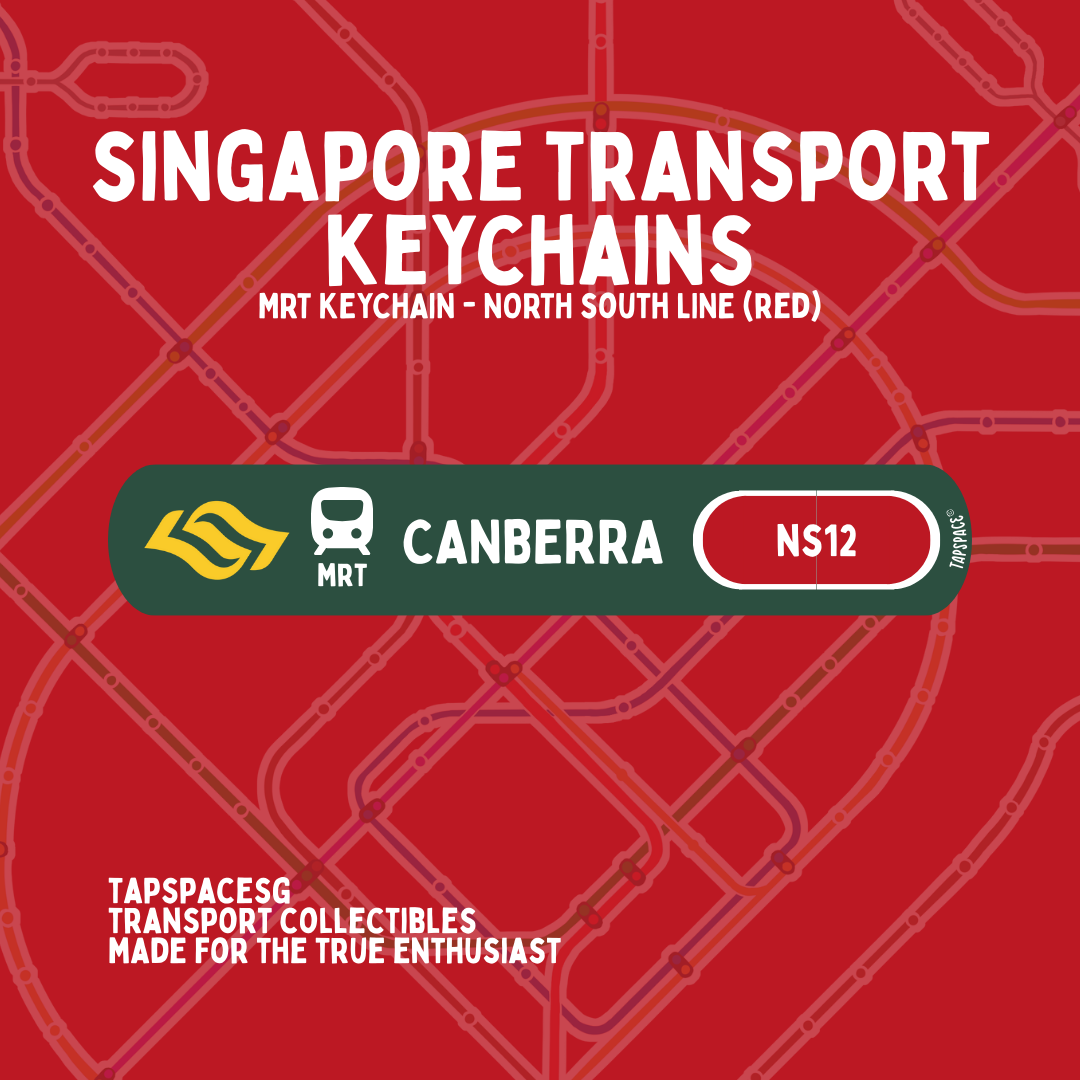 Canberra MRT Station Keychain