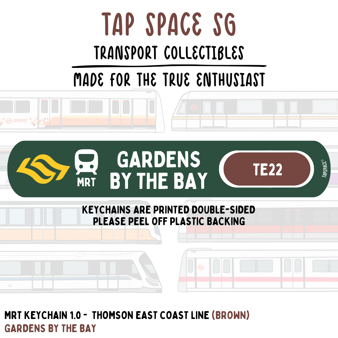 Gardens By The Bay MRT Station Keychain