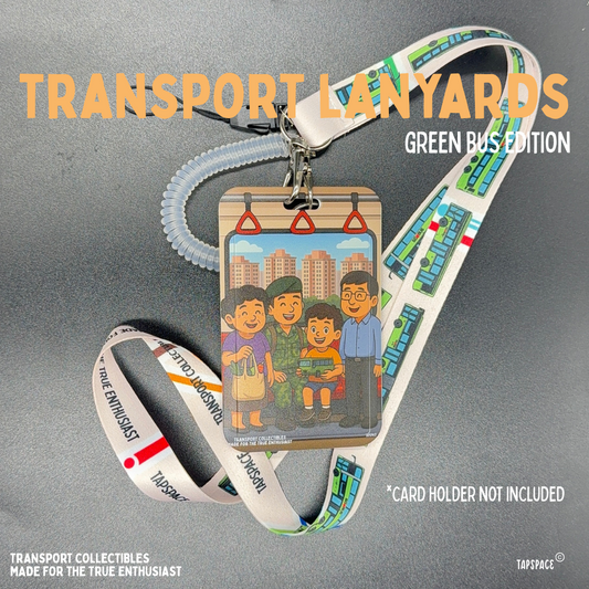 Transport Lanyard – Green Bus Edition