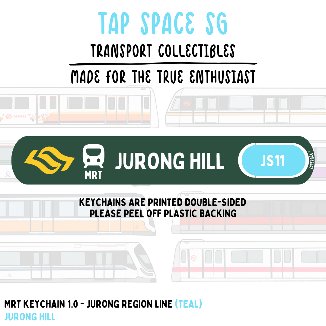 Jurong Hill MRT Station Keychain