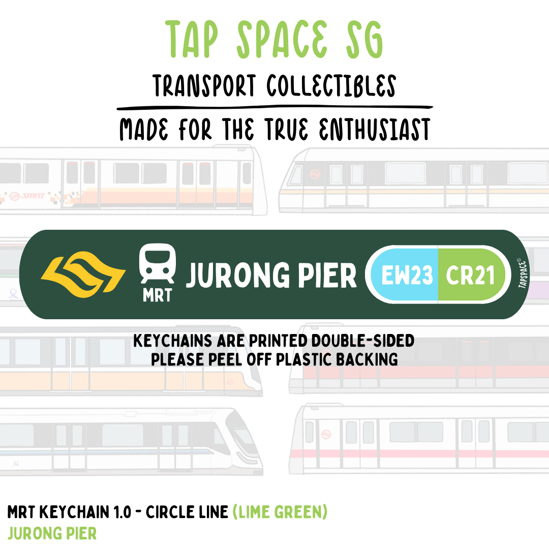 Jurong Pier MRT Station Keychain