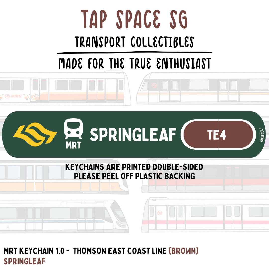 Springleaf MRT Station Keychain