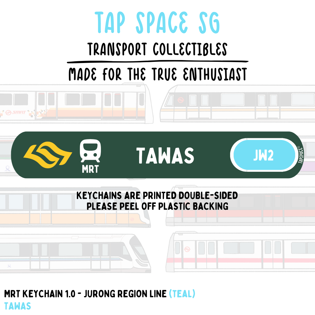 Tawas MRT Station Keychain