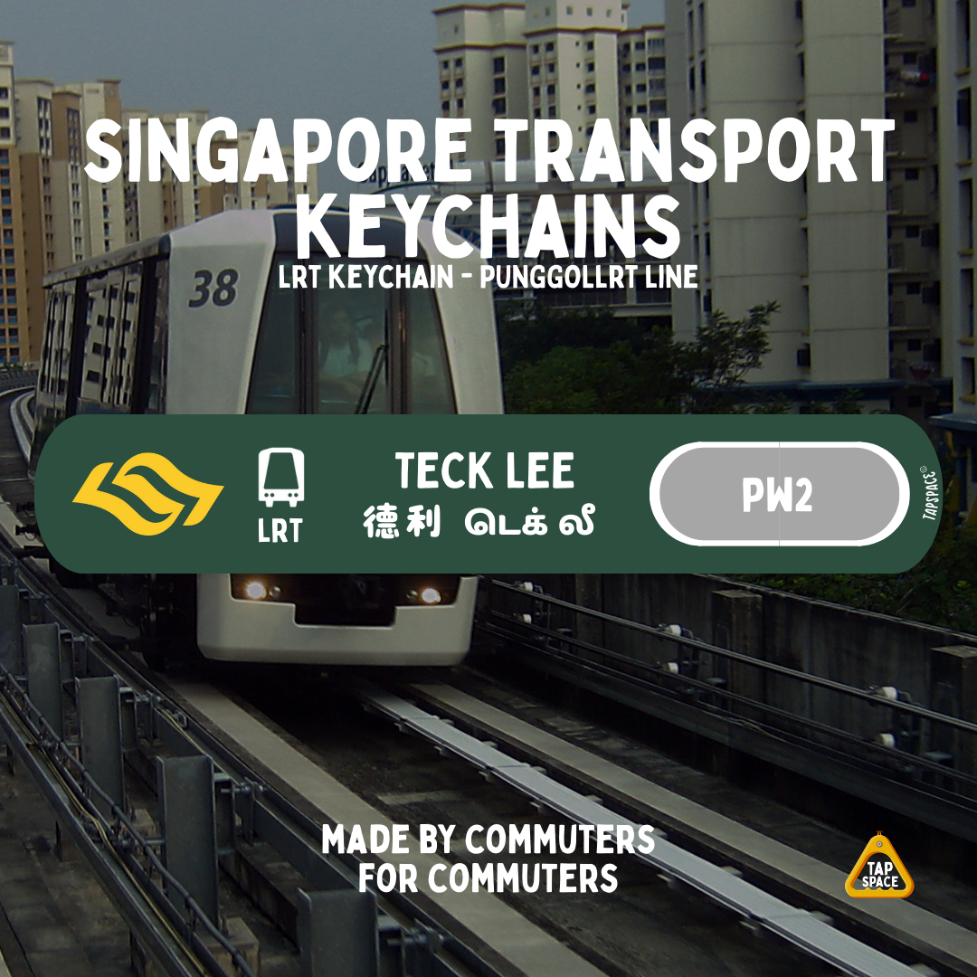 Teck Lee Punggol LRT Station Keychain