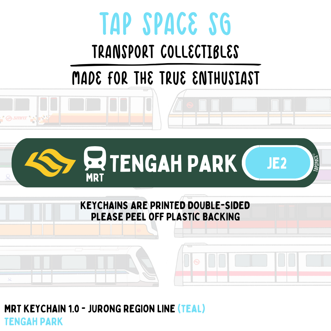 Tengah Park MRT Station Keychain