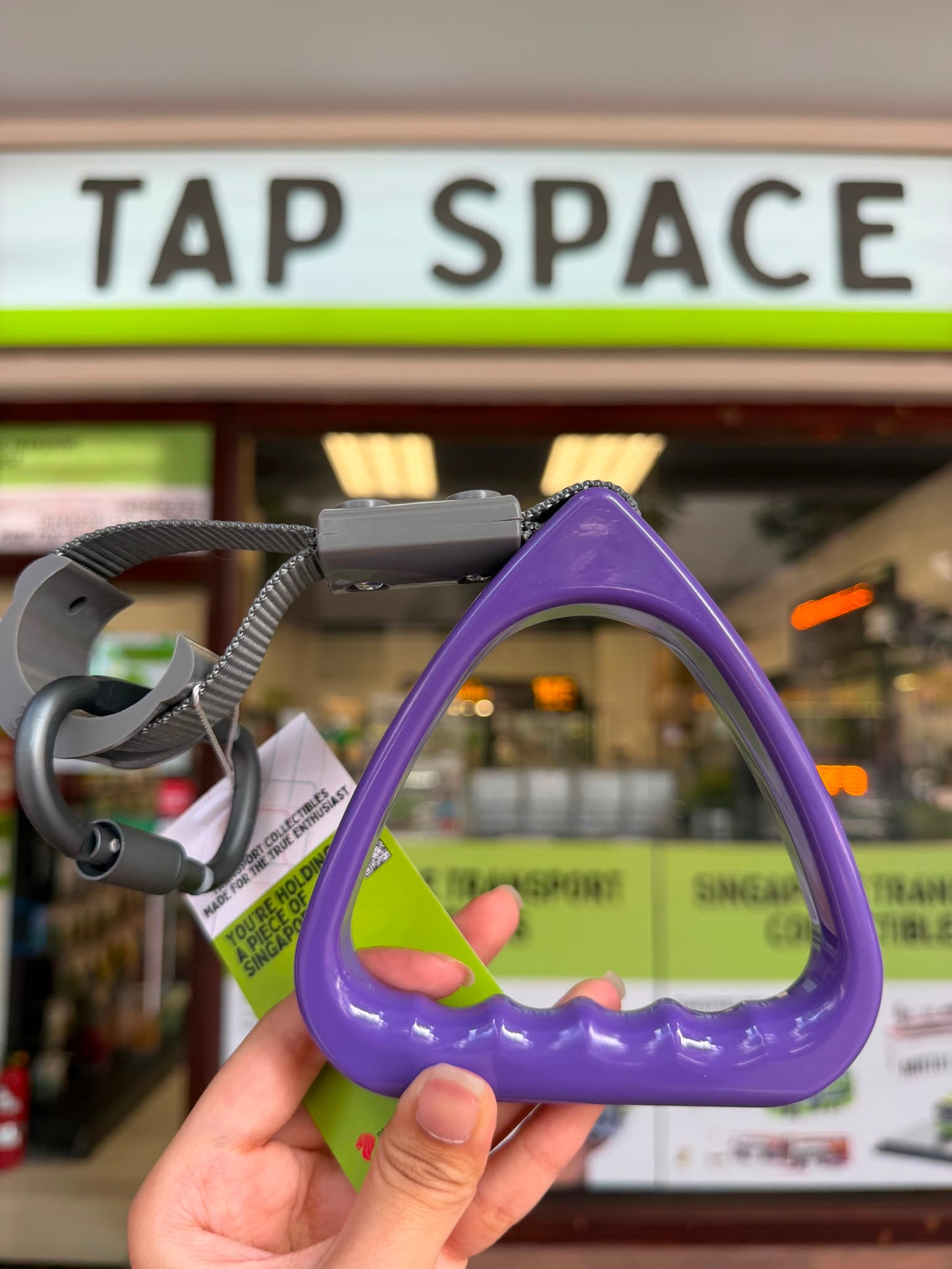 Bus and Train Handle Purple - The Transport Handle