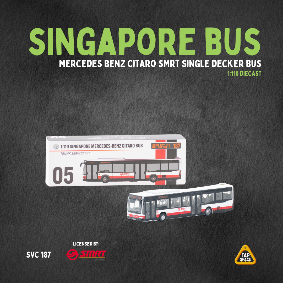 (MC) SG05 Mercedes Citaro Svc 187 (SMRT)