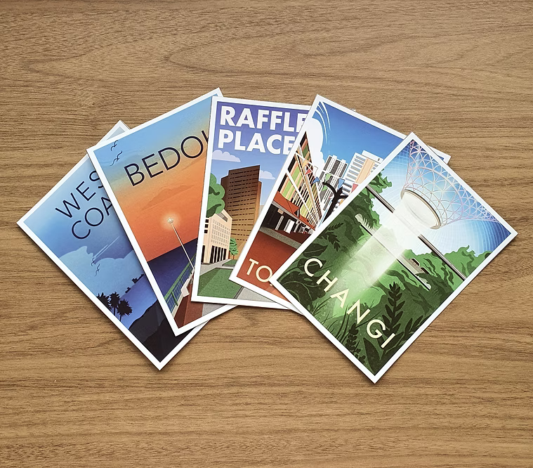 (ILSG) Singapore Postcards