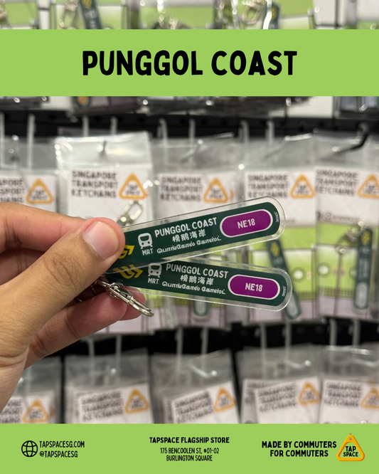 Punggol Coast MRT Station Keychain