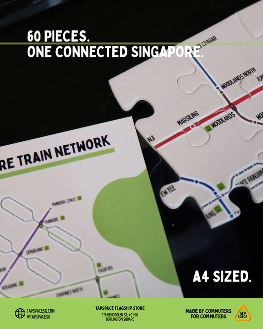 Singapore Train Network – 60-Piece Jigsaw Puzzle