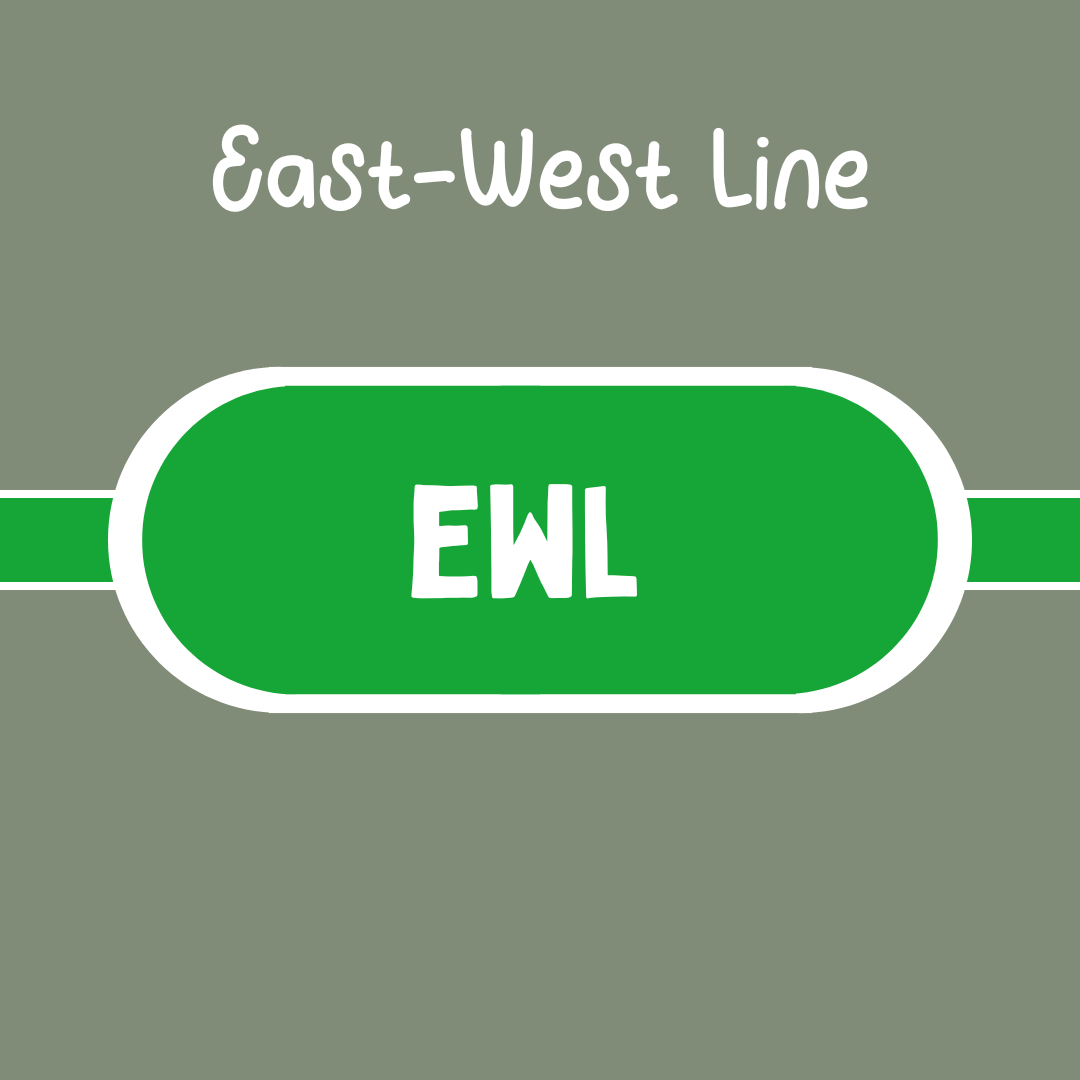 East-West (Green Line) MRT Keychain