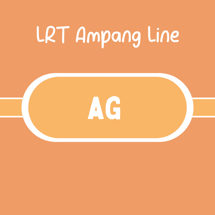 LRT Ampang Line Keychains