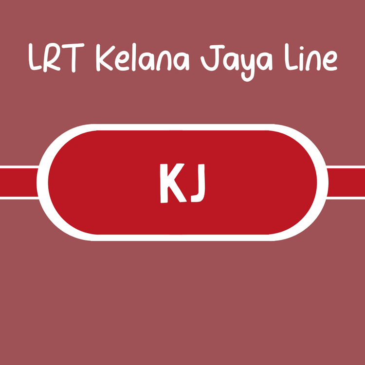 LRT Kelana Jaya Line Keychains