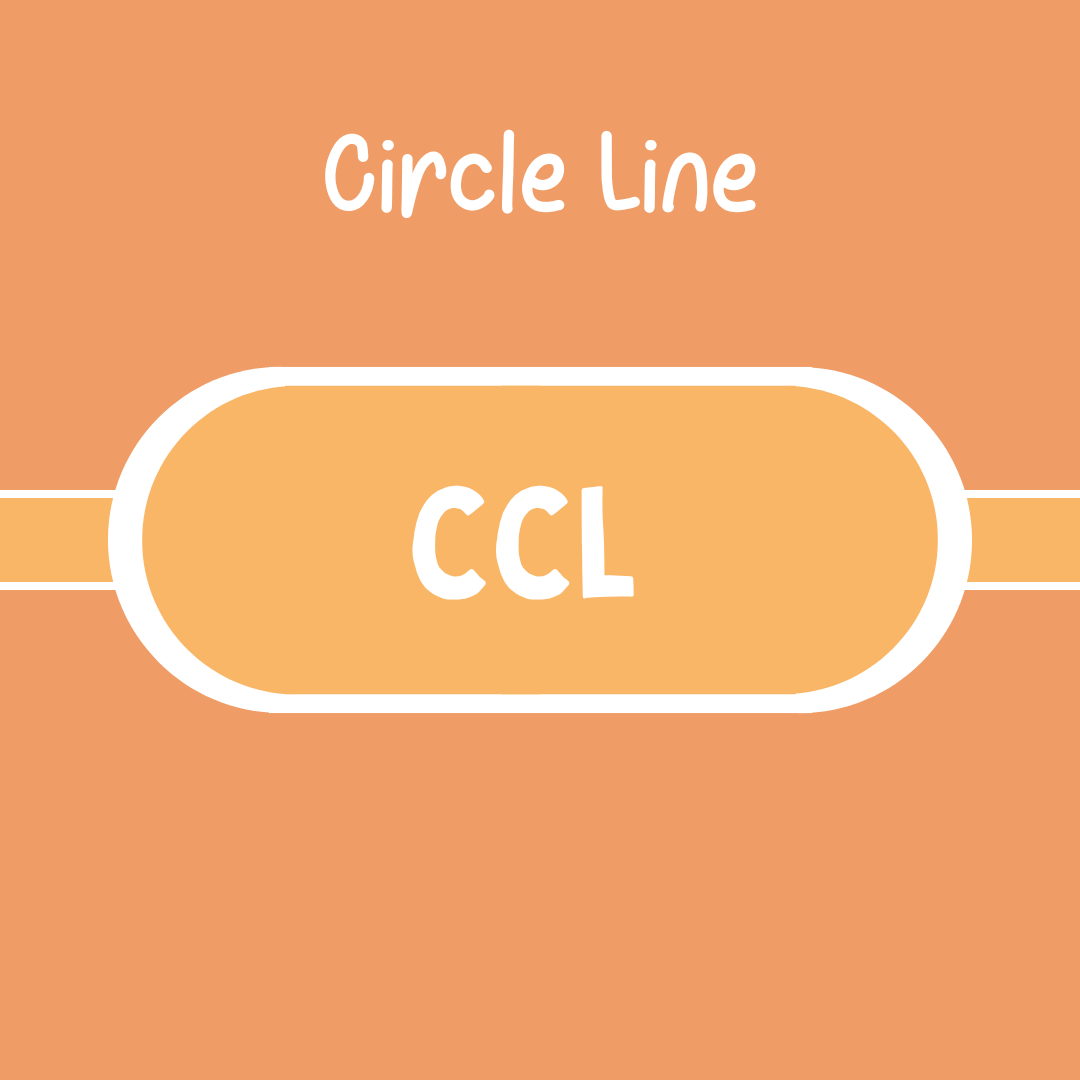 Circle (Orange Line) MRT Keychain