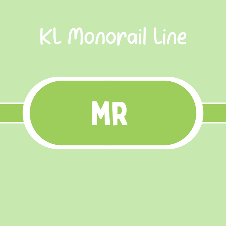 KL Monorail Line Keychains