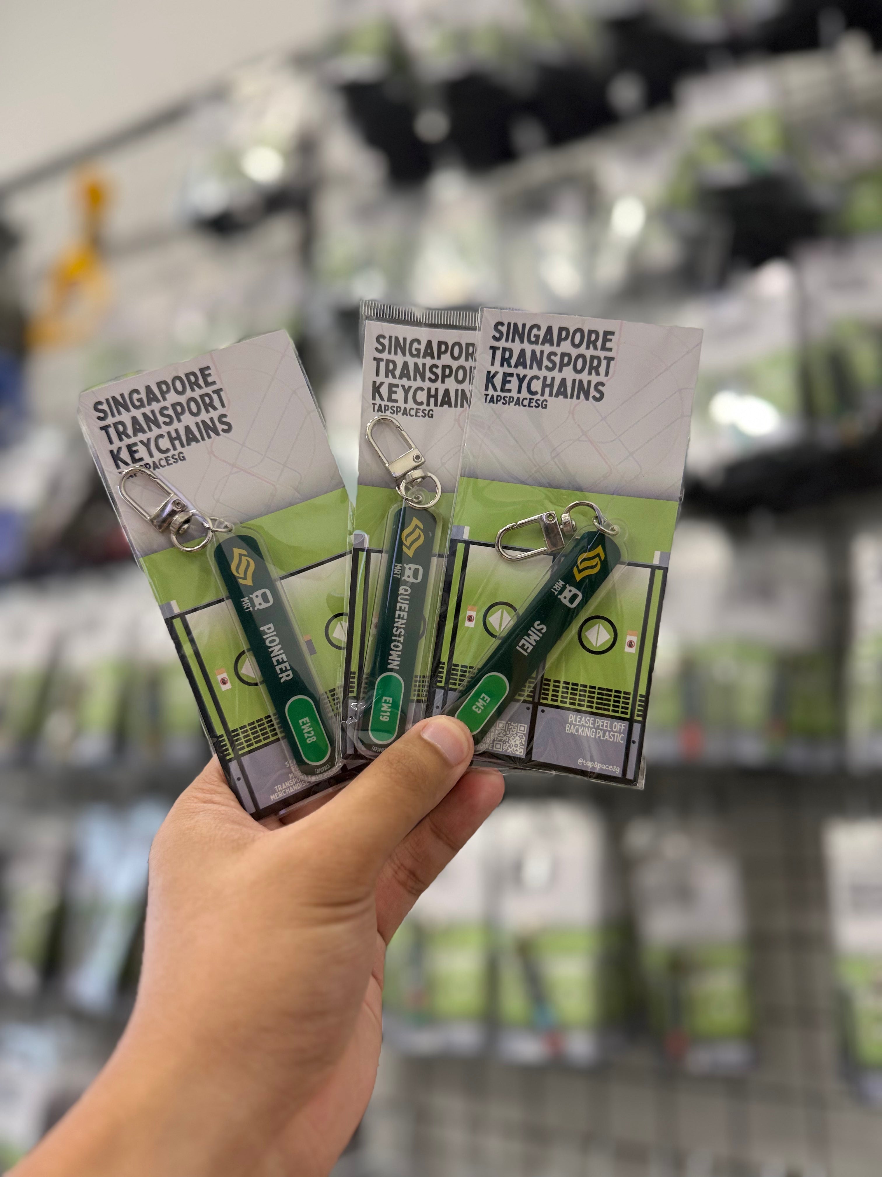 East-West (Green Line) MRT Keychain