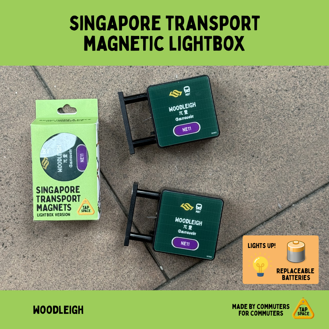 Woodleigh MRT Station Magnetic Lightbox