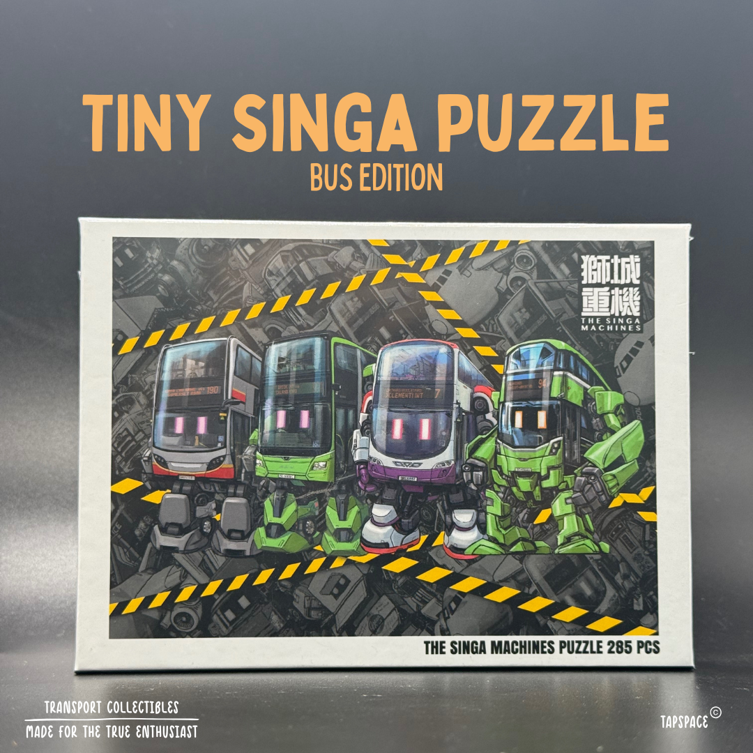 TINY Singa Puzzle - Bus Edition