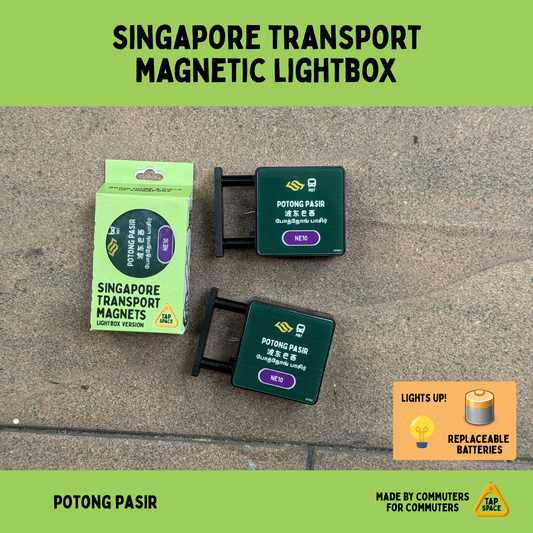 Potong Pasir MRT Station Magnetic Lightbox
