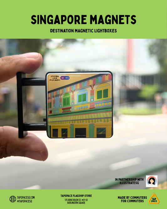 (TSXILSG) Little India Shophouses Magnetic Lightbox