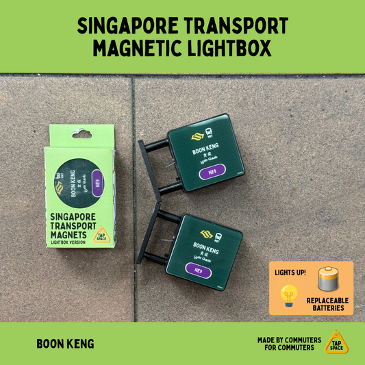 Boon Keng MRT Station Magnetic Lightbox