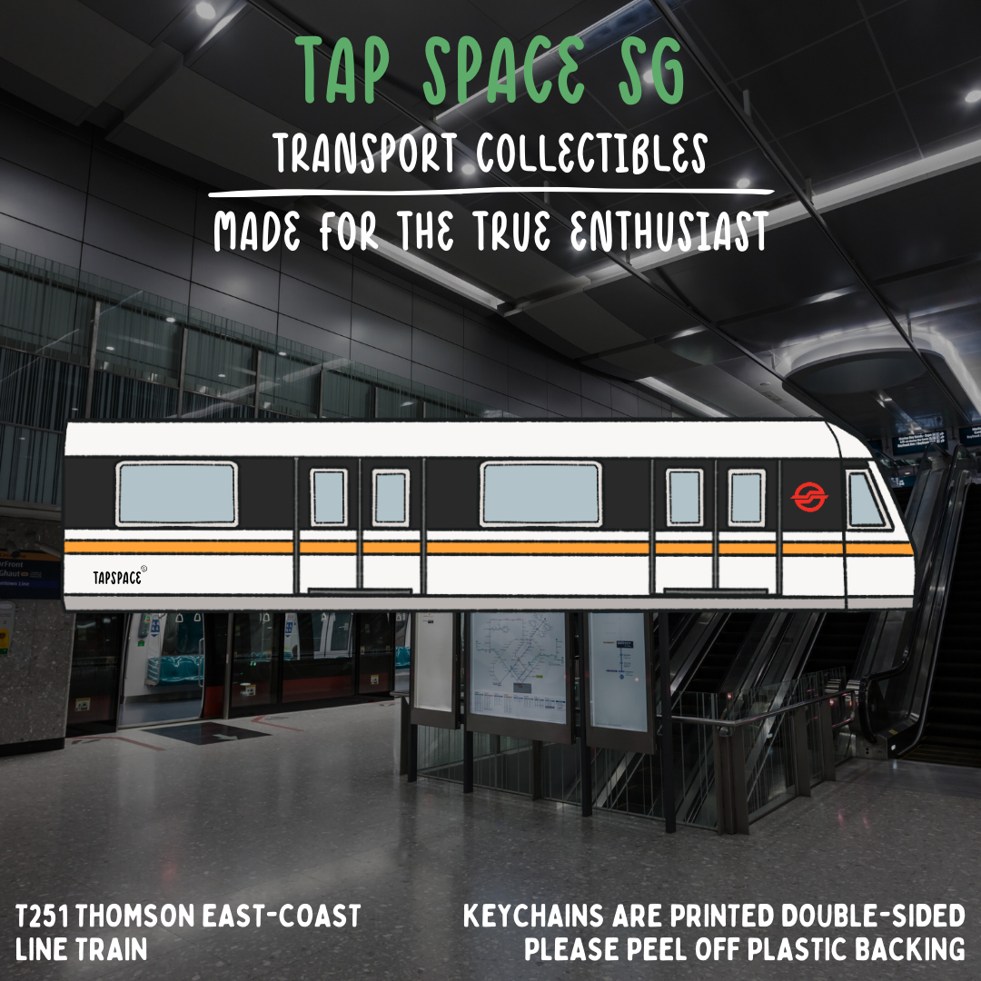 T251 Thomson-East Coast Line MRT Train Keychain