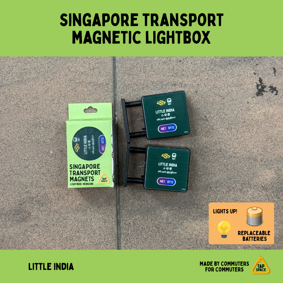Little India MRT Station Magnetic Lightbox
