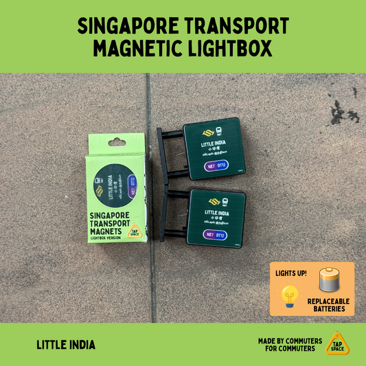 Little India MRT Station Magnetic Lightbox