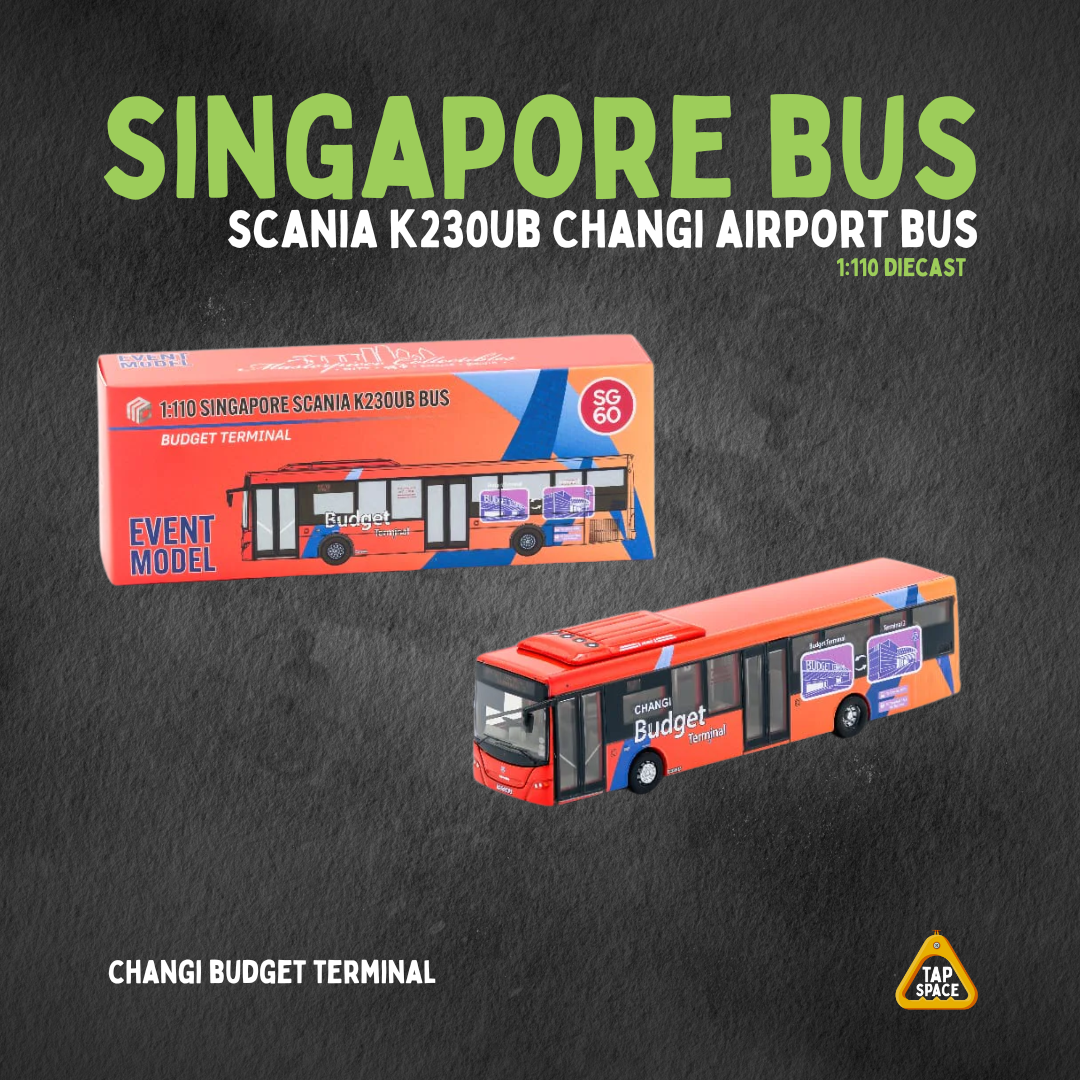 (MC) Scania K230UB Changi Airport Bus - Budget Terminal
