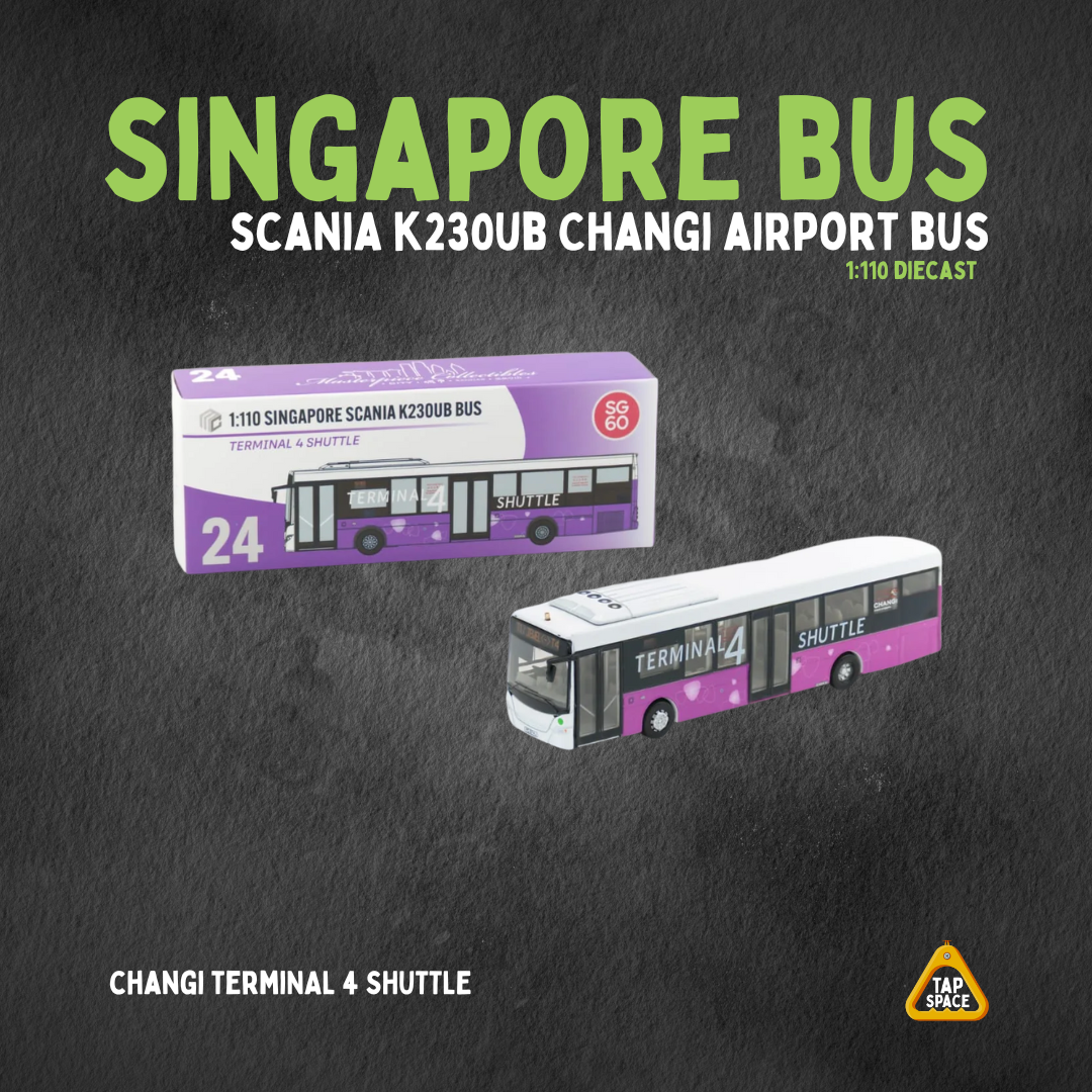 (MC) SG24 Scania K230UB Changi Airport Bus (Terminal 4 Shuttle)