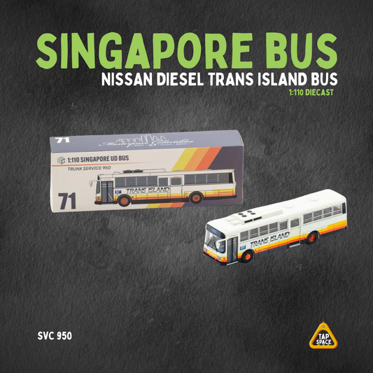 (MC) SG71 Nissan Diesel Trans Island Bus - SVC 950