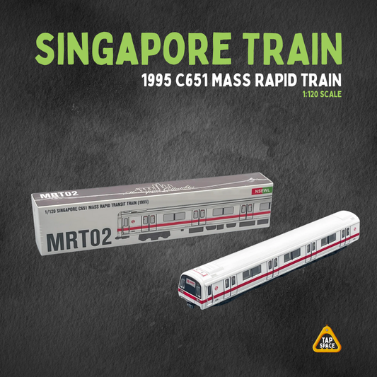 (MC) MRT02 Singapore Train – 1995 C651 Mass Rapid Train