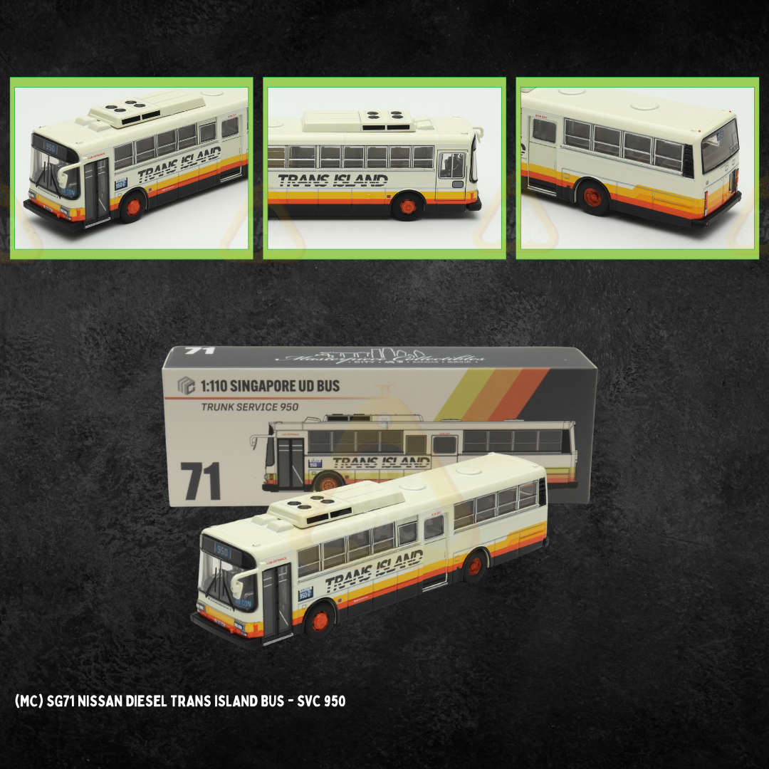 (MC) SG71 Nissan Diesel Trans Island Bus - SVC 950