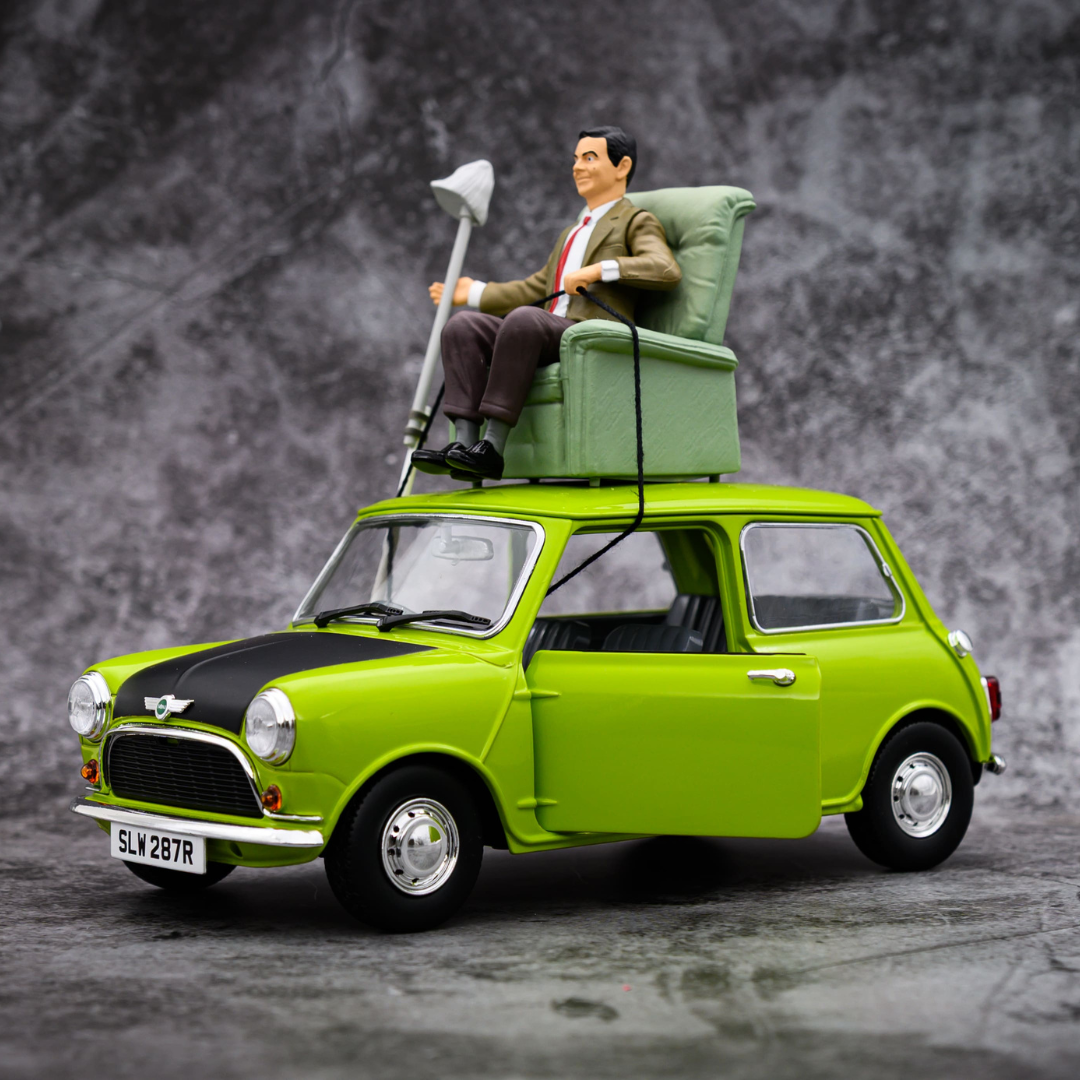 TINY] 1:18 MR.BEAN MINI COOPER WITH FIGURINE AND SOFA SET – Tap