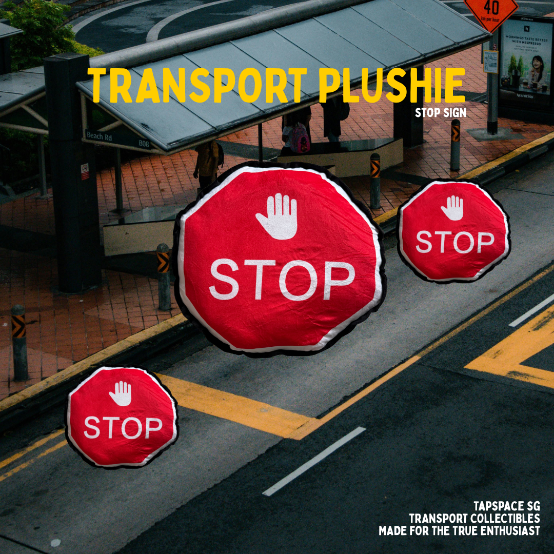 Stop Sign Puppet Stop Sign Transport Plushie – Tap Space