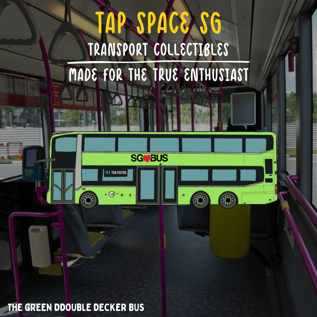 MAN A95 Green Double Decker Bus Keychain