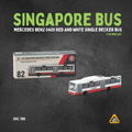(MC) SG82 Mercedes-Benz O405 Red & White Single Decker Bus Diecast - SVC 700