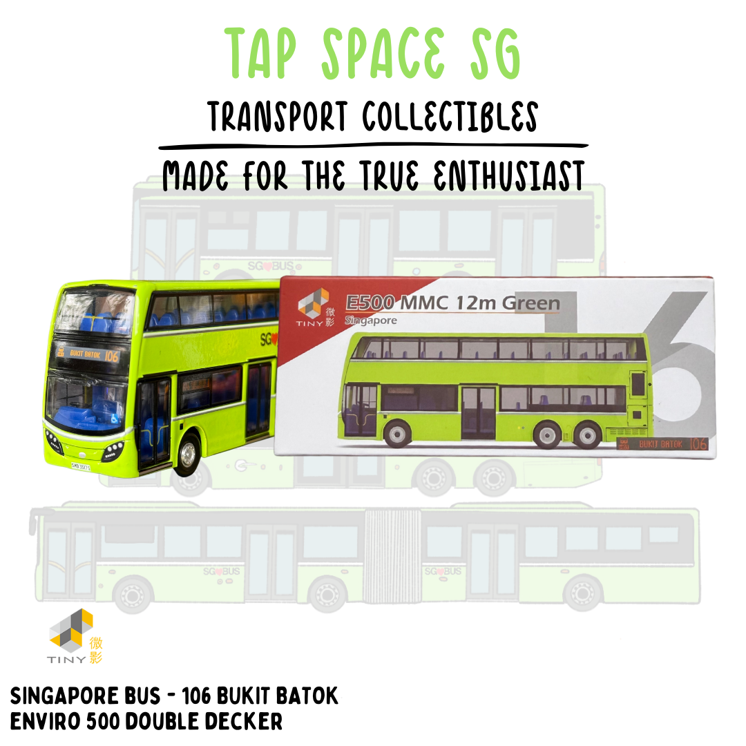 SG16 Enviro 500 Singapore Double-Decker Bus (Service 106 Bukit Batok)