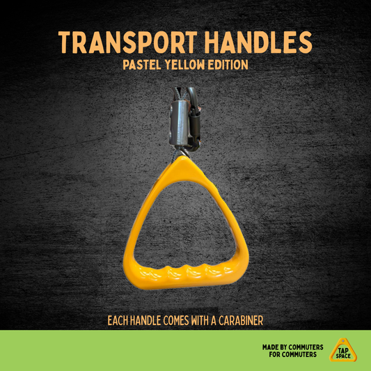 Bus and Train Handle Pastel Yellow - The Transport Handle