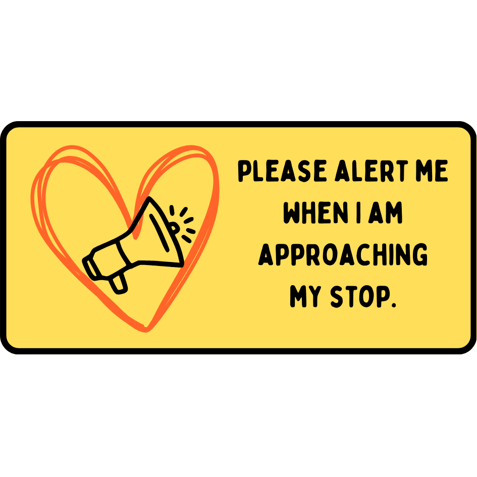 Please Alert Me MRT Icon Keychain