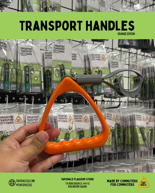 Bus and Train Handle Orange - The Transport Handle