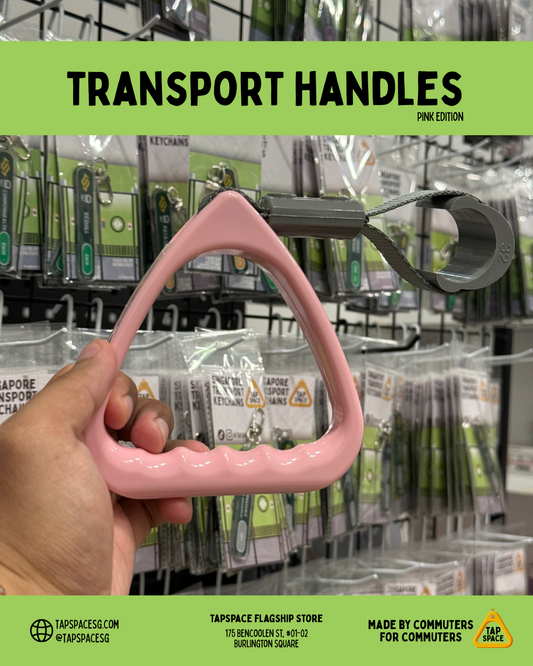 Bus and Train Handle Soft Pink - The Transport Handle