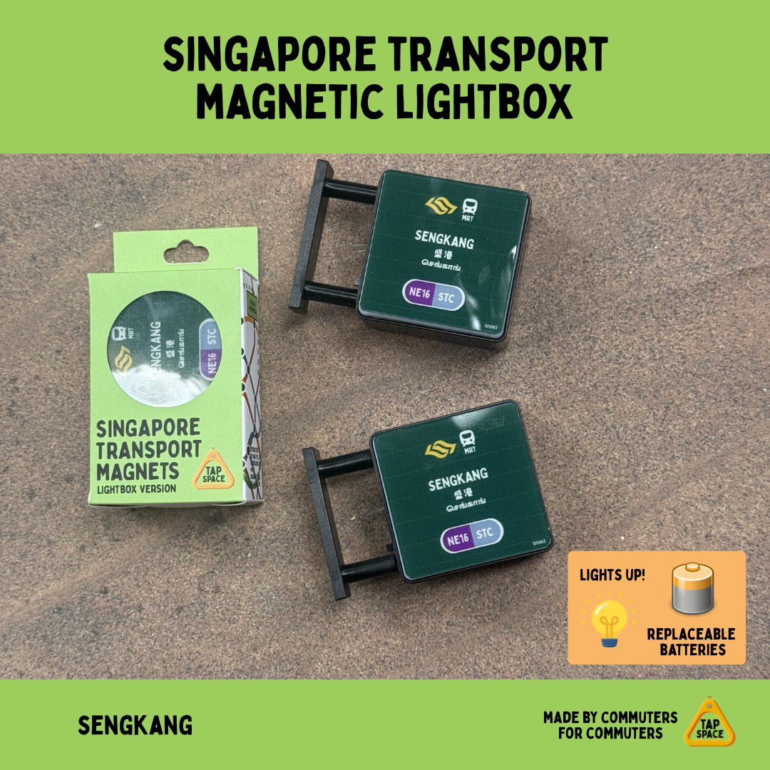 Sengkang MRT Station Magnetic Lightbox
