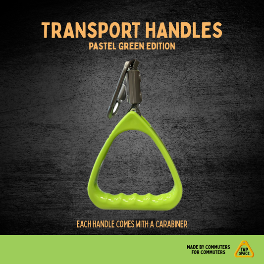 Bus and Train Handle Pastel Green - The Transport Handle
