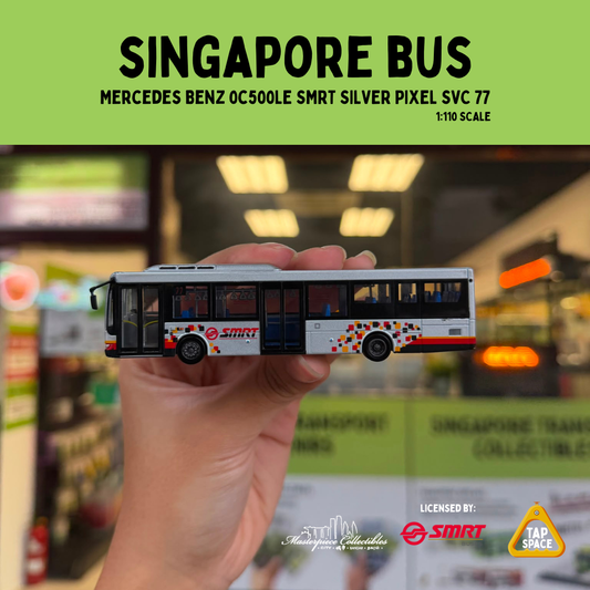 (MC) SG 78 Mercedes OC500LE Silver Pixel - Svc 77