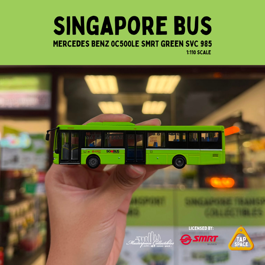 (MC) SG 77 Mercedes OC500LE Green - Svc 985